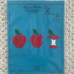 Cajun Kuties Cute Applique Apples